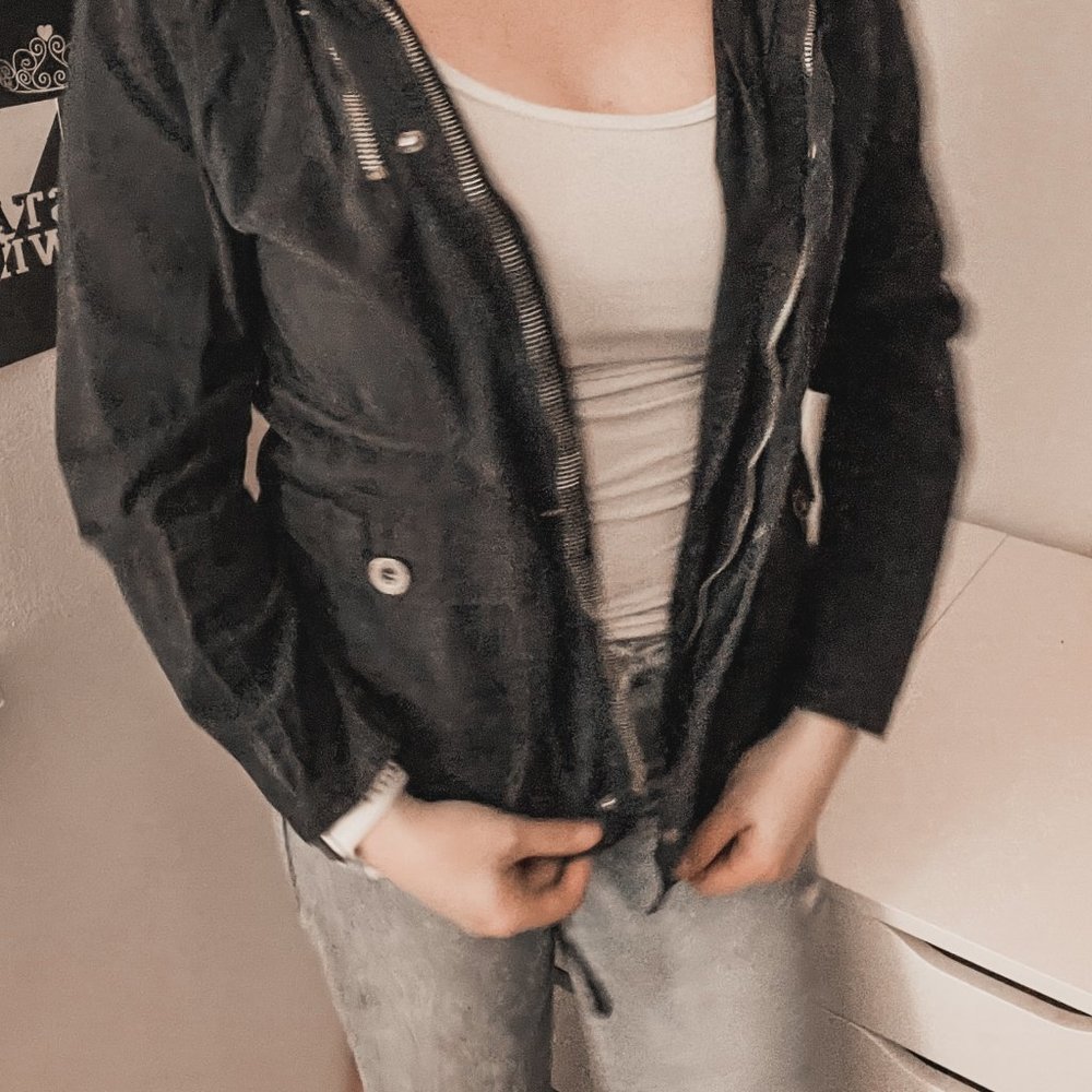 Navy Blue Shacket - Picture 3 of 5